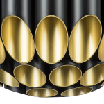 720807 Люстра SIENA 80х40W G9 ЧЕРНЫЙ/ЗОЛОТО