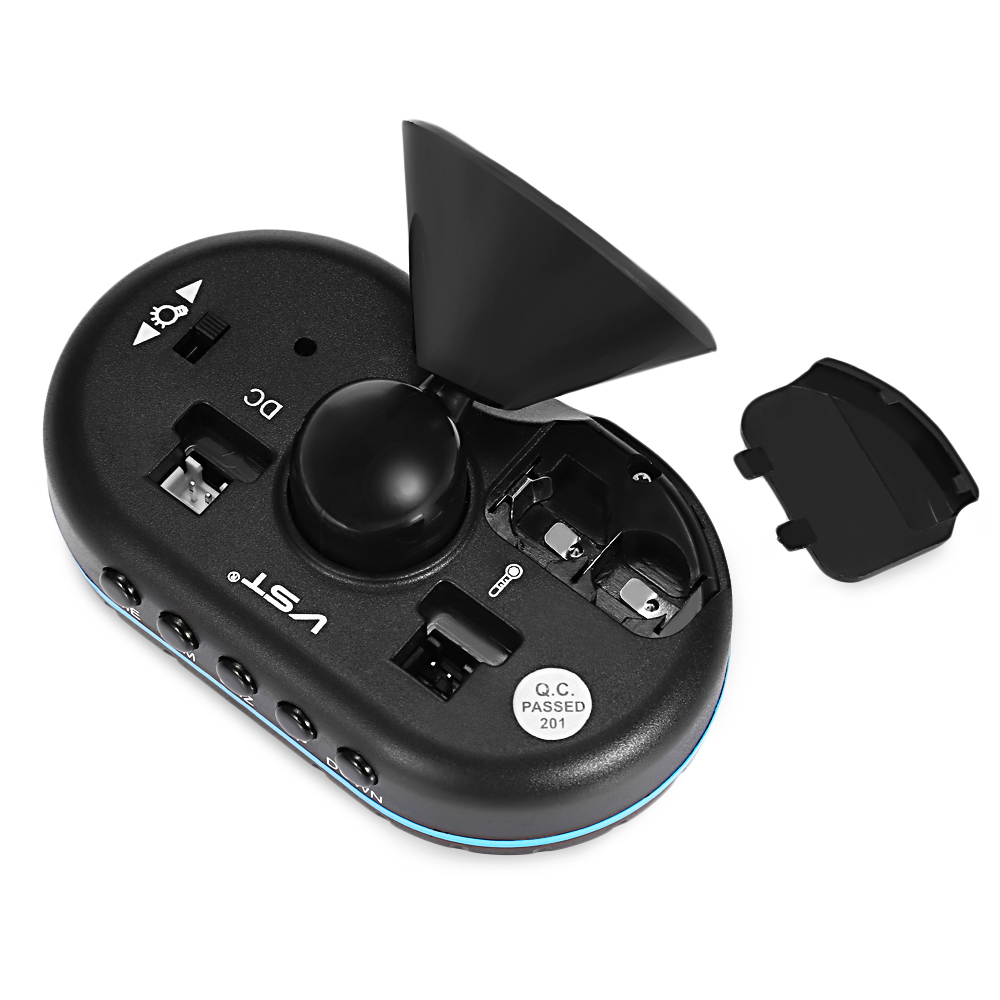 Авто часы VST 7009-V Blue&Red Монохром