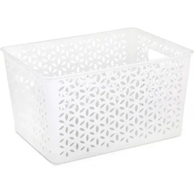 Корзина Мираж 380х210мм (белый) (комплект 8 шт)