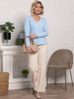 Блуза с кантом Либерти (голубая) Б15264-50М LT Collection