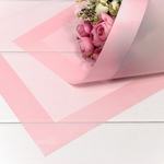 Пленка В листах 20 шт 58 х 58 см с широкой рамкой (Розовый)