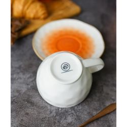 Чайная пара 240 мл d 10 см h5 см оранжевая фарфор "The   Eco" P.L. Proff Cuisine [1]