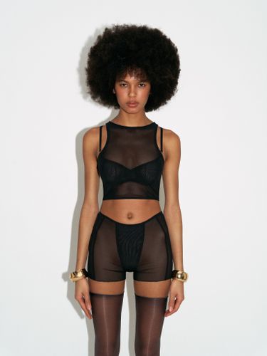 Майка mesh strip