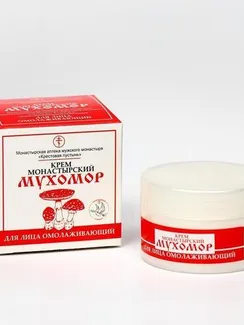 Монастырский крем для лица «Мухомор», омолаживающий