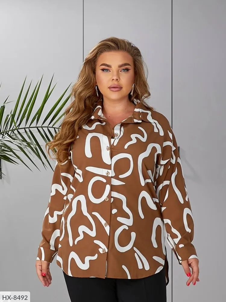 Рубашка HX-8489 Фабрика Моды