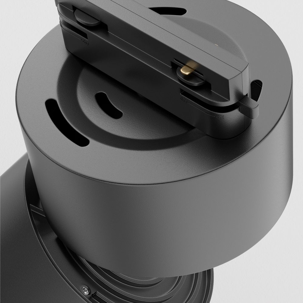 Трековый однофазный светодиодный светильник Maytoni Unity Yin TR084-1-15W3K-B