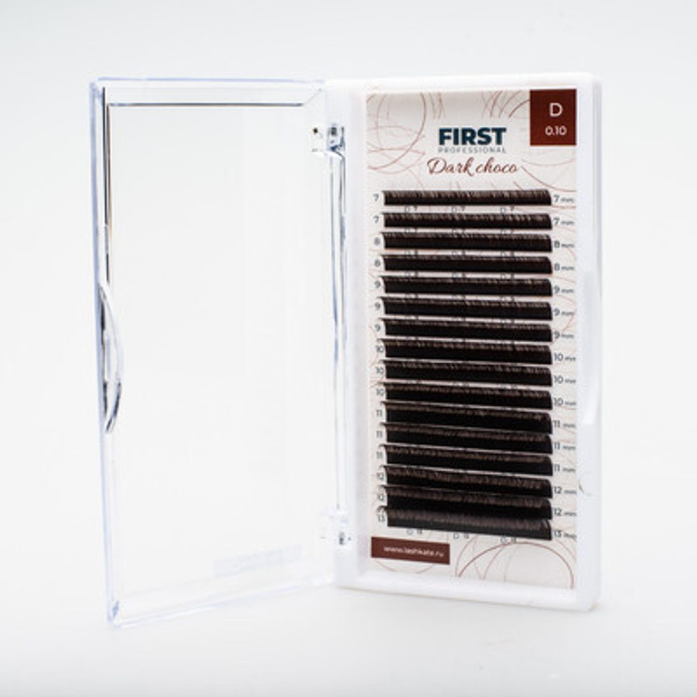 Ресницы FIRST/МИКС/DARK CHOCOLATE