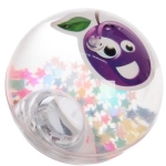 Мяч 6,5 см «Фрукты» (попрыгун с водой и подсветкой) СТИКЕР НА ВЛОЖЕНИЕ