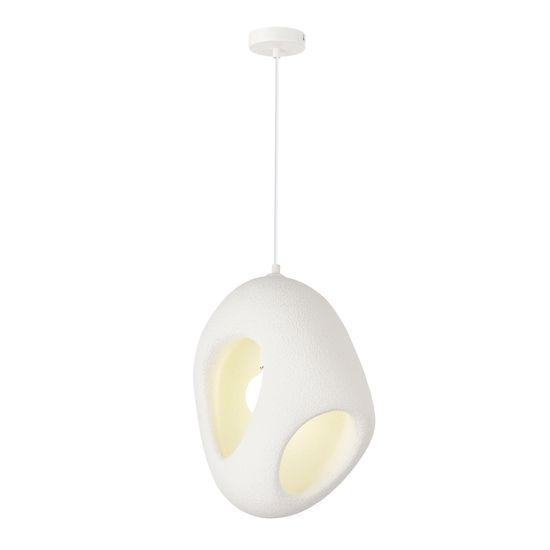 SL1522.543.01 Светильник подвесной ST-Luce белый/белый E27 1*60W WABI SABI