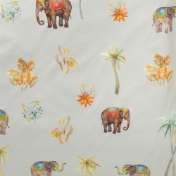 Постельное белье 1.5 спальное Elegante Delhi серое без простыни Германия