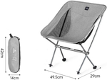 Стул Naturehike Stellaluna L04 CNK2450JJ015 складной серый, артикул CNK2450JJ015-GM. Под заказ.