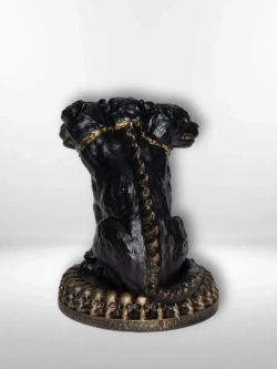 Коллекционная алтарная фигурка статуэтка пёс Цербер