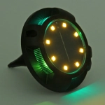 Фонарь садовый «Streetlight» 12 см, d=11 см, на солнечной батарее, Мультицвет