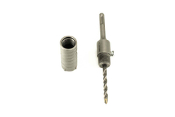 Коронка твердосплавная ударная в сборе с держателем SDS+ 30 мм BOHRER 30930000