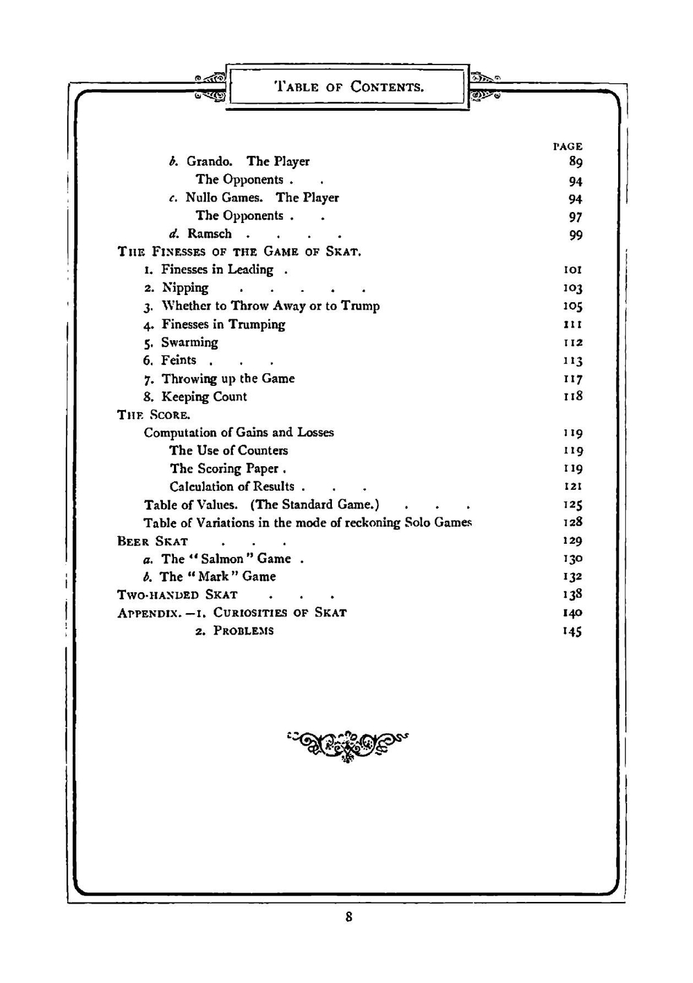 The game of skat in theory and practice; | A Hertefeld