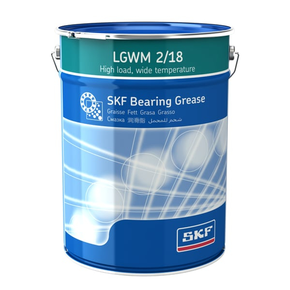 High loads, wide temperature bearing grease LGWM 2/18