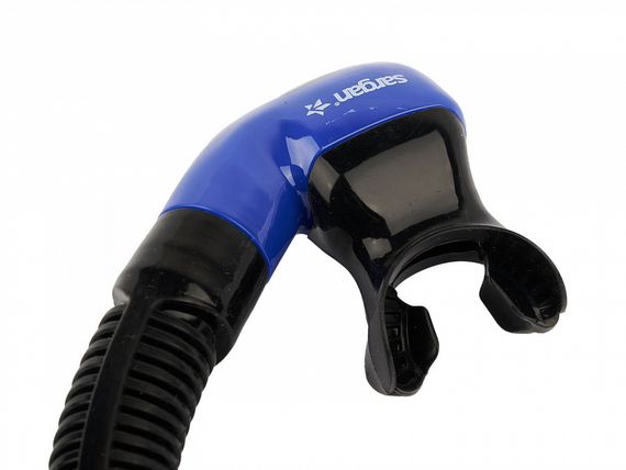 Набор маска+трубка в сумке Sargan Панорама-М черный/темно-синий