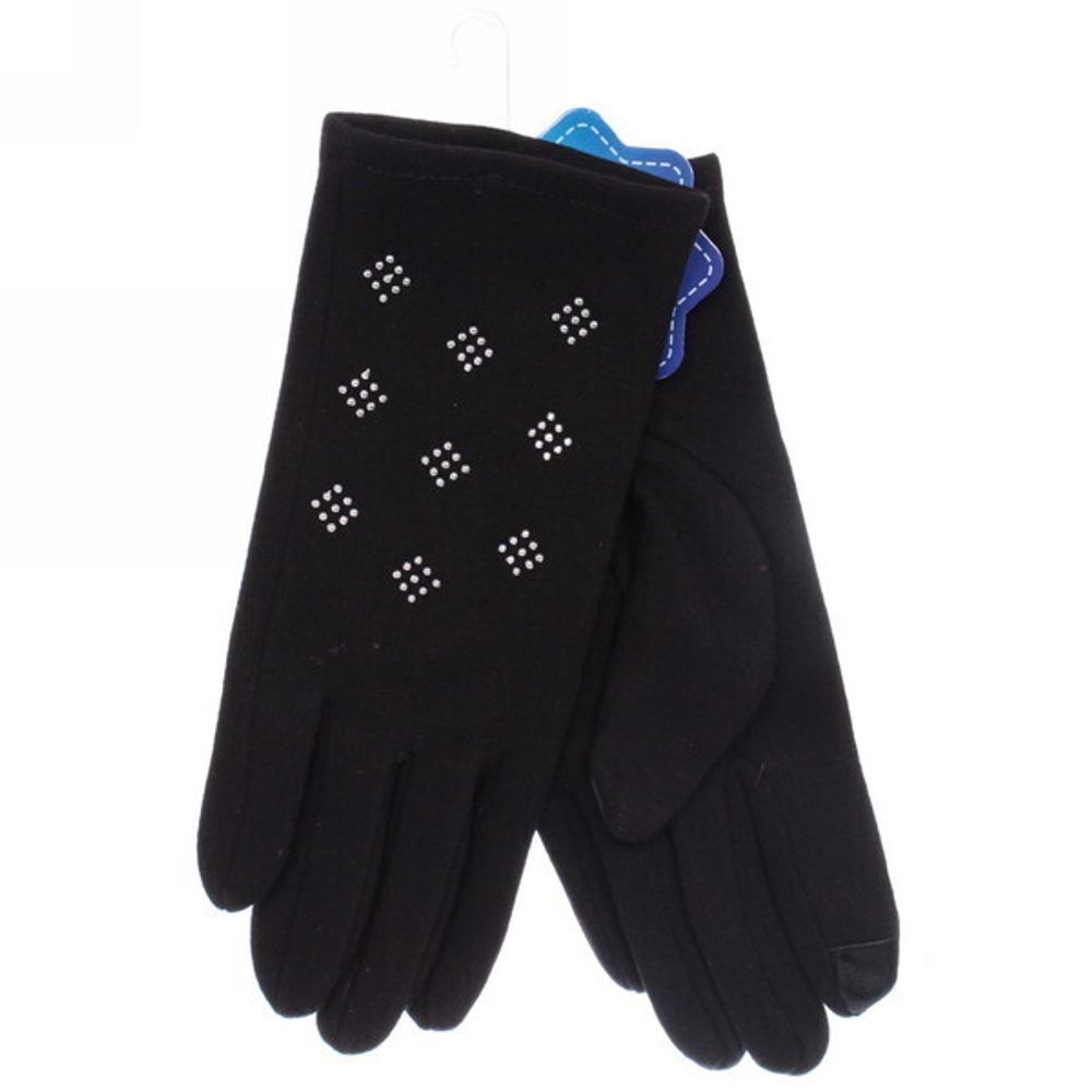 Перчатки женские «Manhattan», ромб, утепленные иск. мех, микс 5 цветов, размер универсальный 23*8,5см.