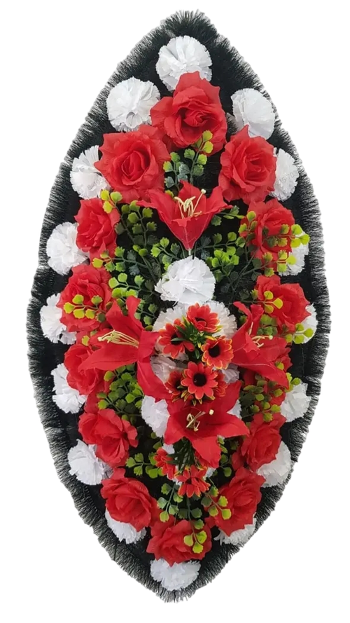 Венок из искусственных цветов «Классика №11» (125 см)