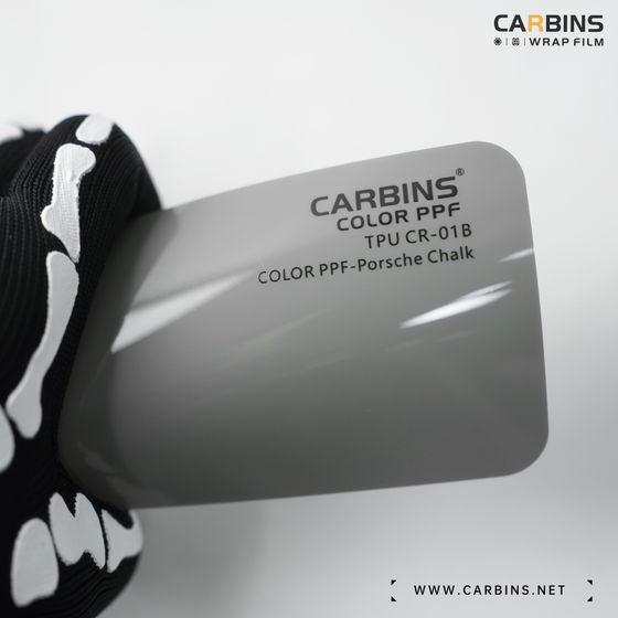 Веер образцов полиуретановой цветной пленки Carbins Color PPF