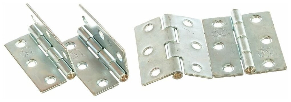 ПЕТЛЯ МЕТАЛЛИСТ КАРТОЧНАЯ 50Х40 ЦИНК