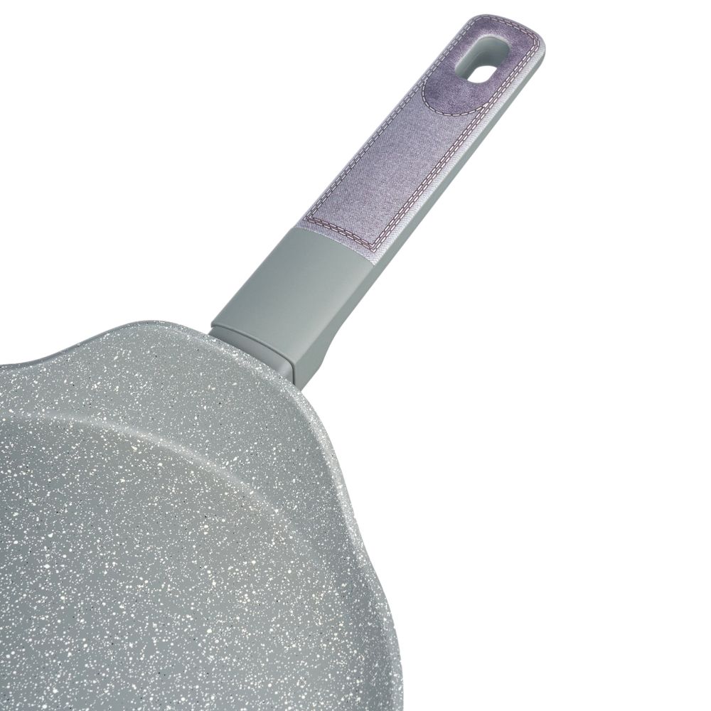 СКОВОРОДА БЛИННАЯ С АНТИПРИГАРНЫМ ПОКРЫТИЕМ PFLUON MARBLE, 24*4,3 СМ