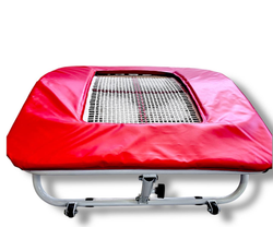 мост подкидной с плетеной батутной сеткой