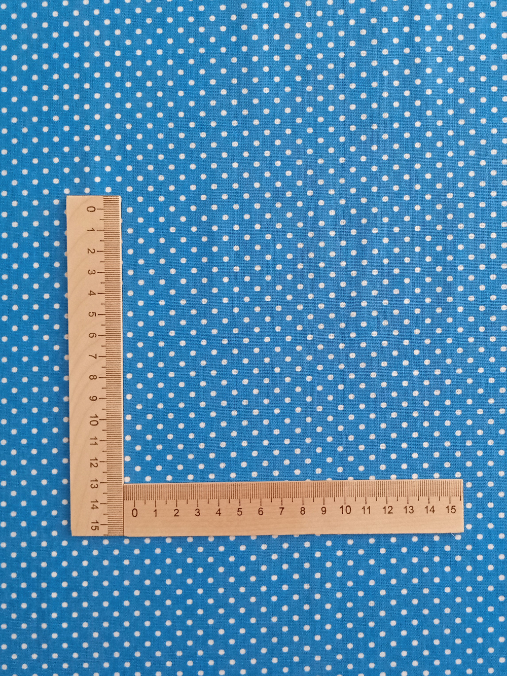 Ткань бязь плательная, рис. "Горох 2 мм", ширина 150 см, арт. 050