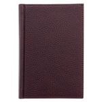 Ежедневник недатированный А5 138х213 мм BRAUBERG "Favorite" под кожу, 160 л., бордовый, 123833