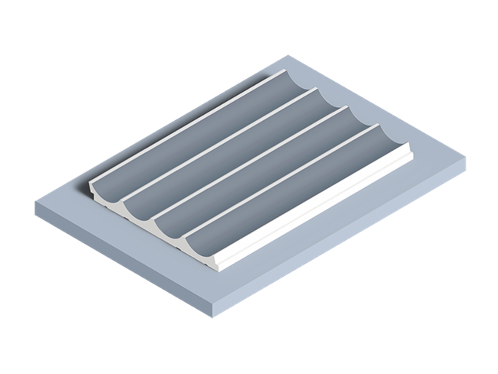 Стеновая панель HiWood декорированная, 270x12 см