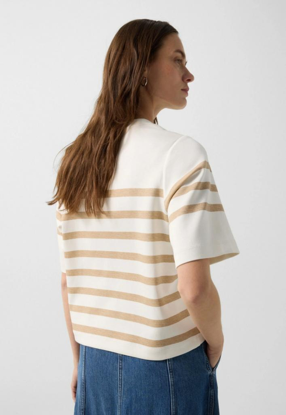 Футболка BOGNER STACEY-2 в бело-бежевом цвете