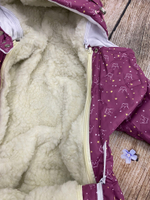 Комбинезон-трасформер детский 2в1 "Принц" , модель: 72-18 (Цвет: Т. брусника, Размер: 80)