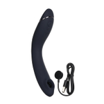 Темно-серый вибромассажёр 17,6см для точки G c вакуумной стимуляцией Womanizer OG Pleasure Air for the G-Spot Vibrator & Stimulator Dark Gray WZ171SG5