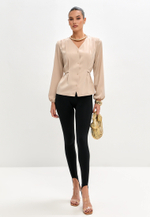 Блузка с завязками