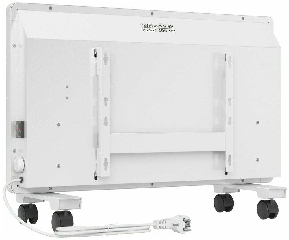 Конвектор электрический MTX КМ-2000.2, 2000 Вт, X-образный нагреватель, колеса, термостат, 98126