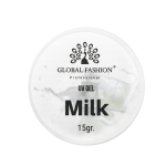 Гель для наращивания ногтей, молочный (Milk), Global Fashion, 15 гр