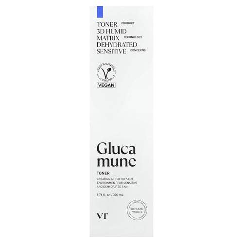 VT Cosmetics, тонер с глюкамуном, 200 мл (6,76 жидк. унции)