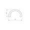 Рассеиватель Arlight ARH-Round-D8-2000 Round Opal 036326