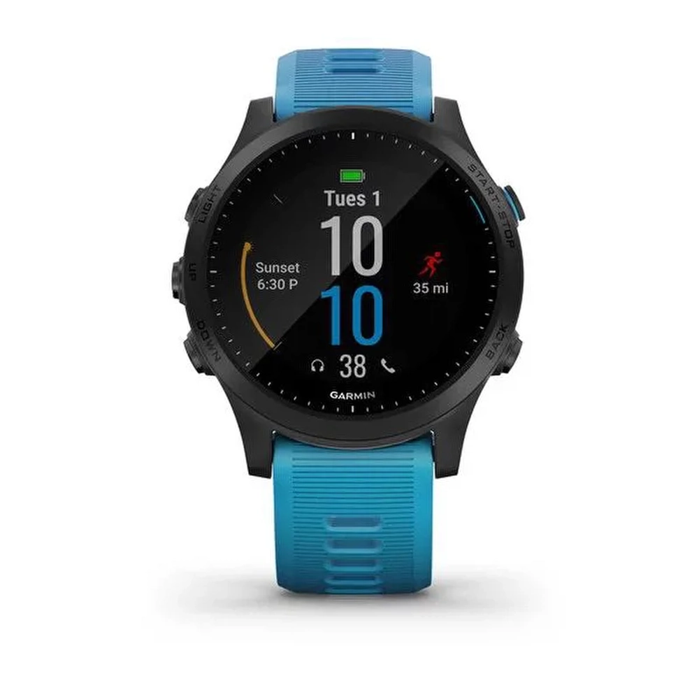 Смарт-часы Garmin Forerunner 945, синий, комплект HRM, 010-02063-11