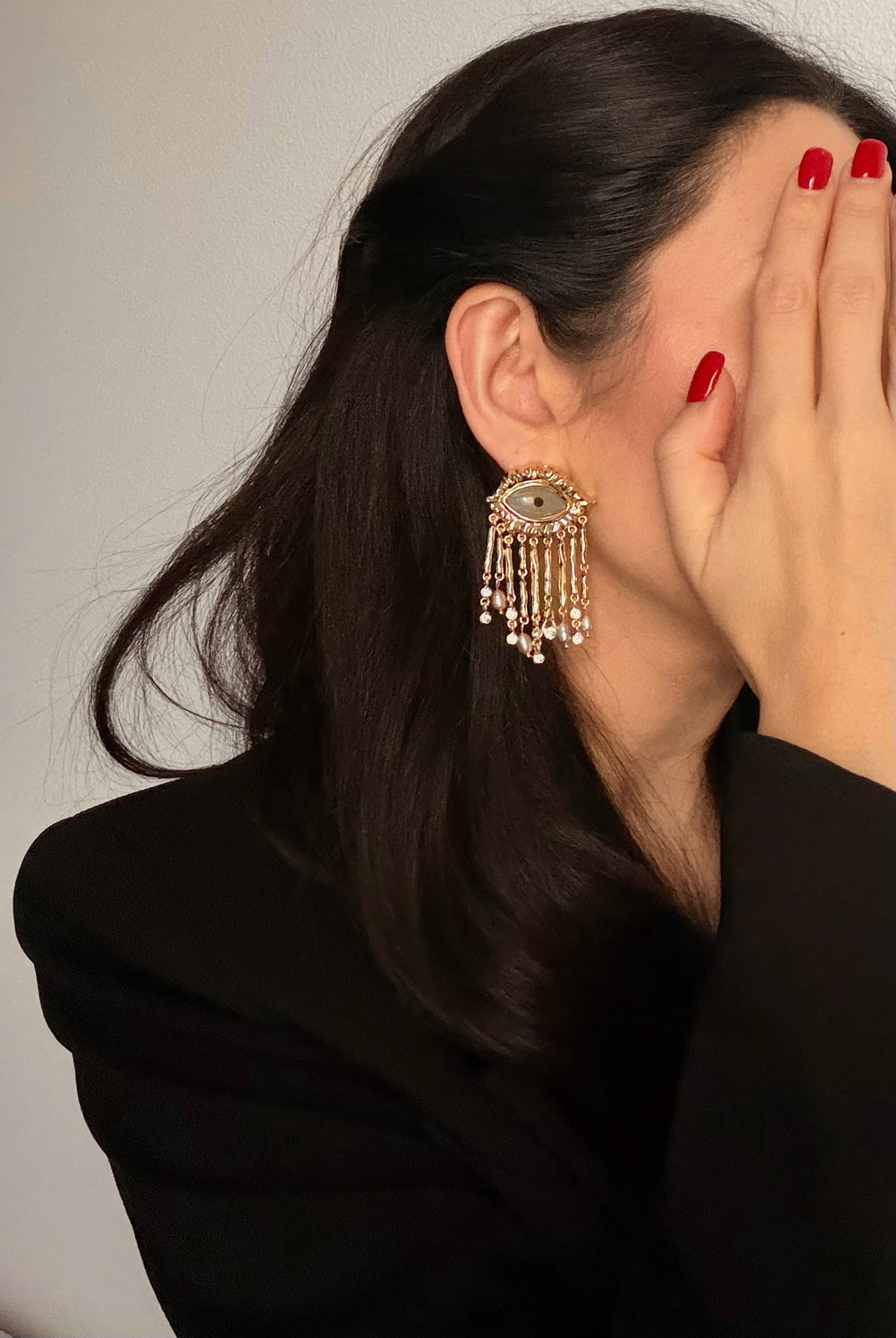 Серьги Float, Золотой