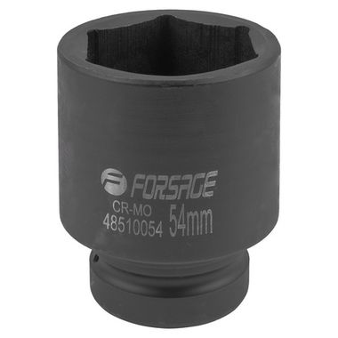 Головка ударная глубокая 1'', 54мм (6гр.) Forsage F-48510054