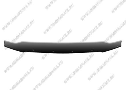 Дефлектор капота темный CHEVROLET TAHOE 2007-2014, NLD.SCHTAH0712