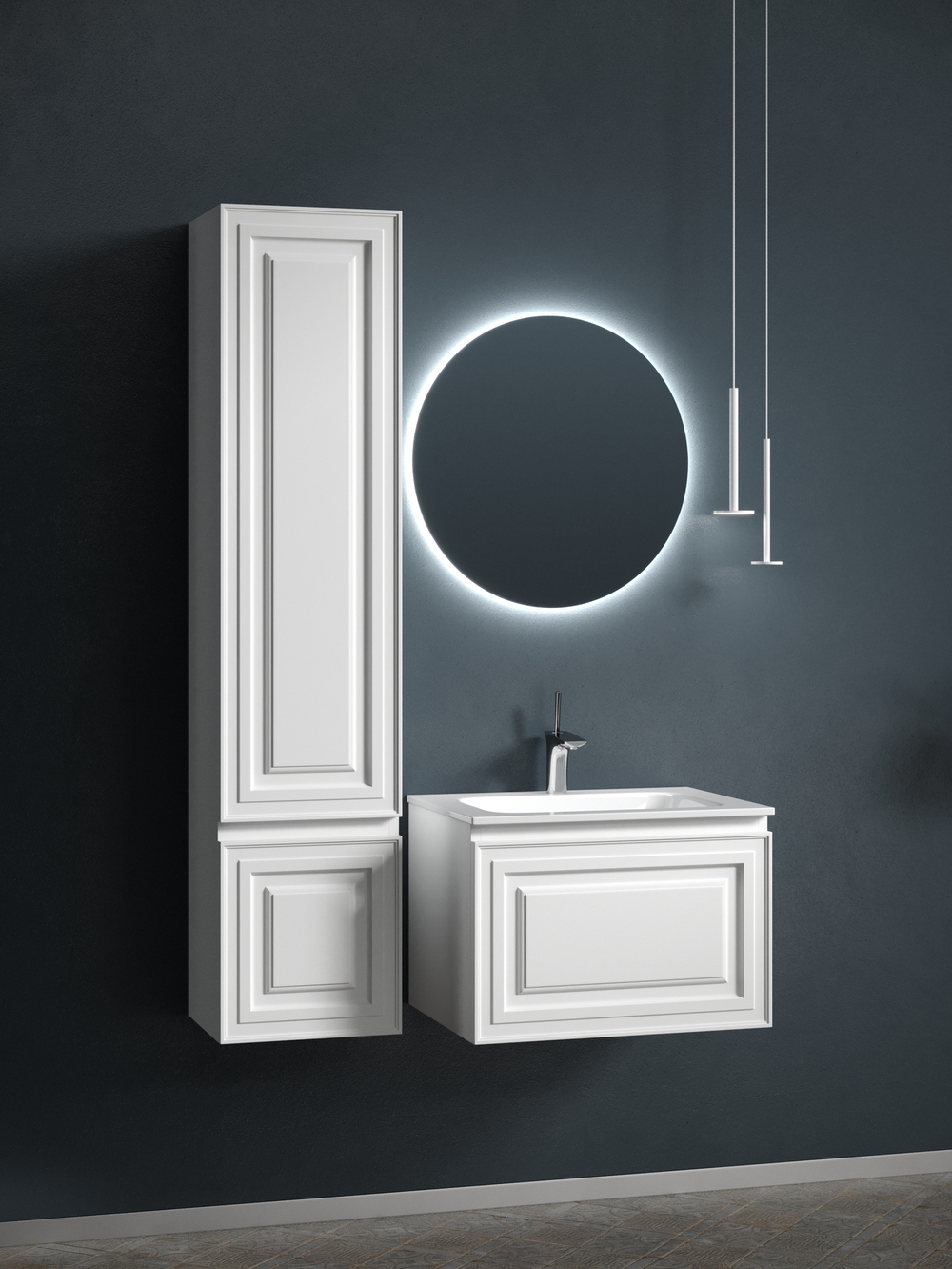 Тумба с раковиной Sancos Very 60 см VR60W bianco