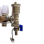 Коллекторная группа 1" евроконус 3/4" на 12 выходов с расходомерами Altstream