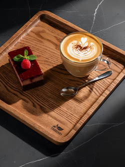 Поднос деревянный квадратный 25х25 см