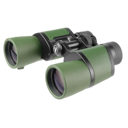 Бинокль Veber TITAN 8x42WP - вид сбоку, зеленый корпус
