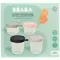Набор из 4 стеклянных контейнеров Beaba Glass Baby Food Storage Containers Set of 4 Eucalyptus