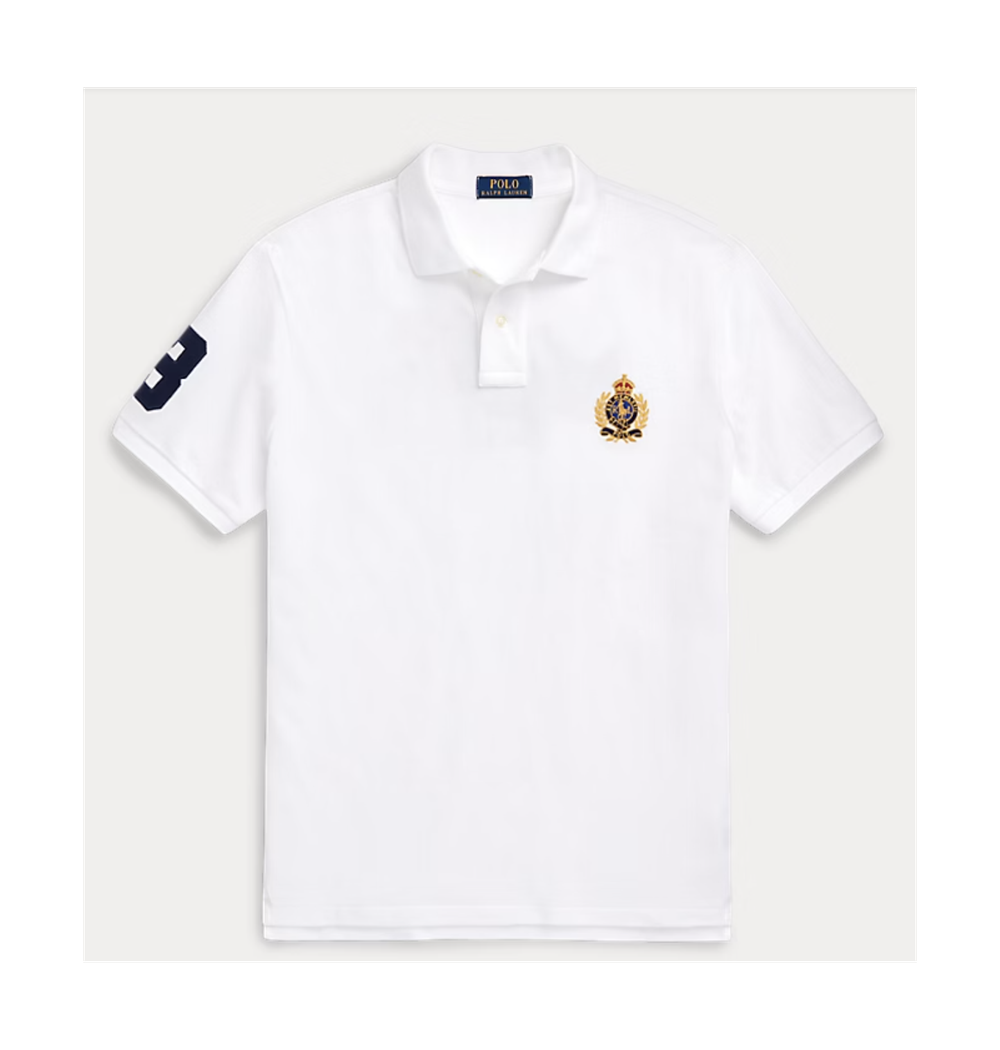 Рубашка-поло Classic Fit Triple-Pony Mesh Polo Ralph Lauren