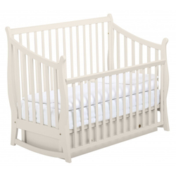 Кроватка-маятник Papaloni Maggy, 140 х 70 см, кремовый