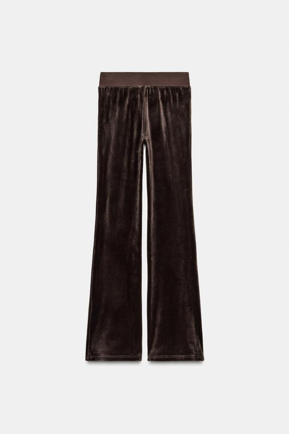 ZARA БАРХАТНЫЕ БРЮКИ, КОРИЧНЕВЫЙ